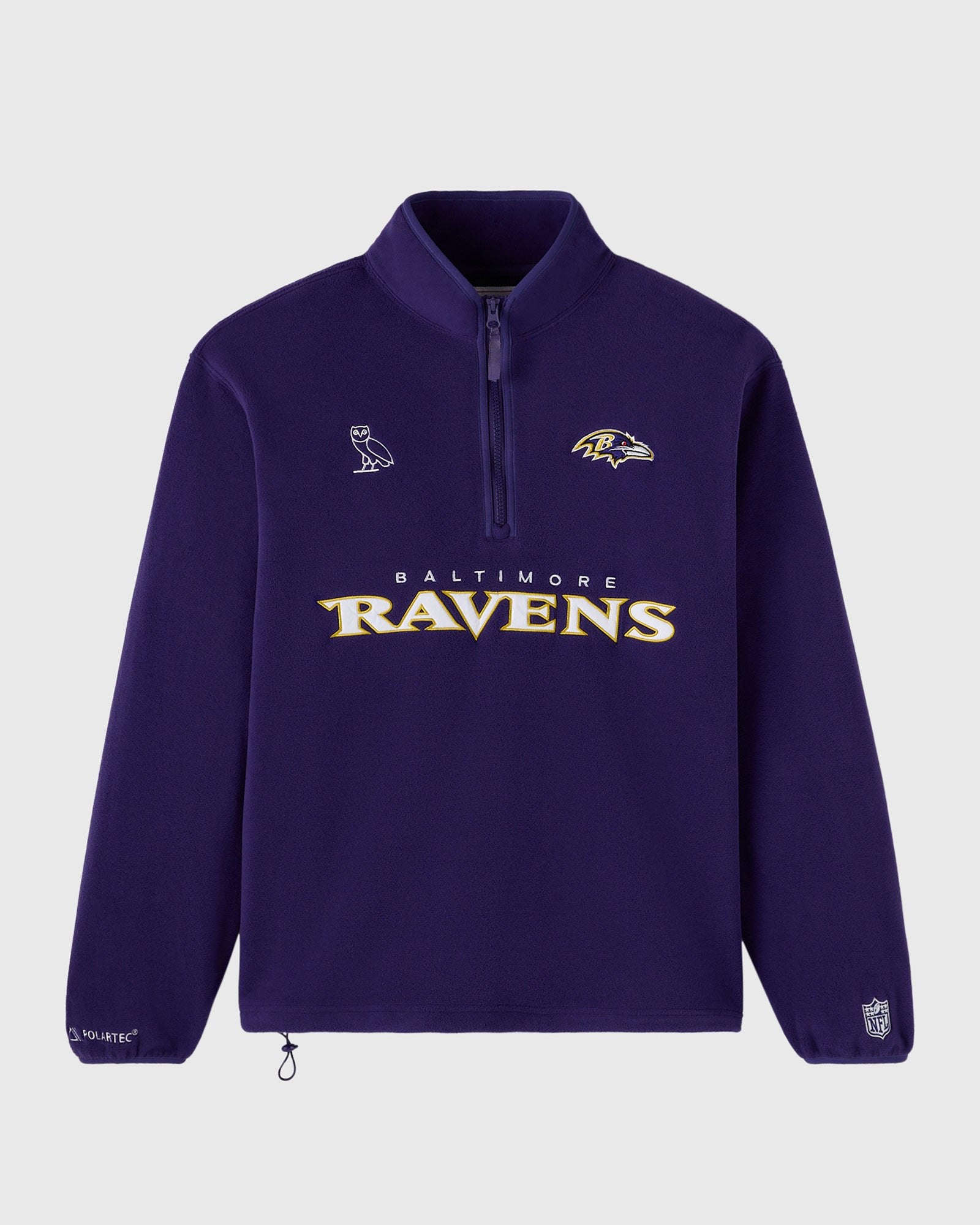 NFL Baltimore Ravens Polartec® Mock Neck Quarter-Zip Fleece NFL Baltimore Ravens Polartec® Mock Neck Quarter-Zip Fleece