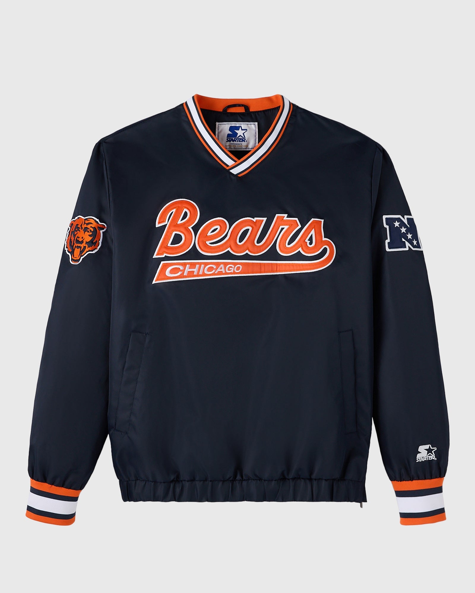 NFL Chicago Bears Starter® Trainer Pullover Jacket (1) NFL Chicago Bears Starter® Trainer Pullover Jacket