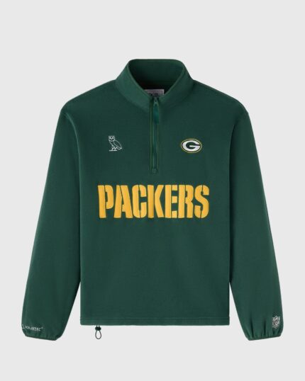 NFL Green Bay Packers Polartec® Mock Neck Quarter-Zip Fleece