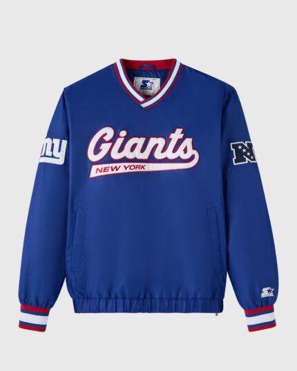NFL New York Giants Starter® Trainer Pullover Jacket