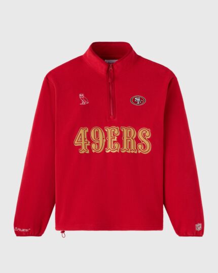 NFL San Francisco 49ERS Polartec® Mock Neck Quarter-Zip Fleece
