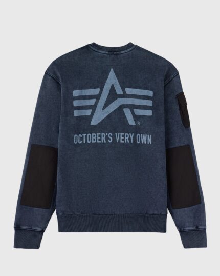Ovo Alpha Industries Garment Dyed Crewneck