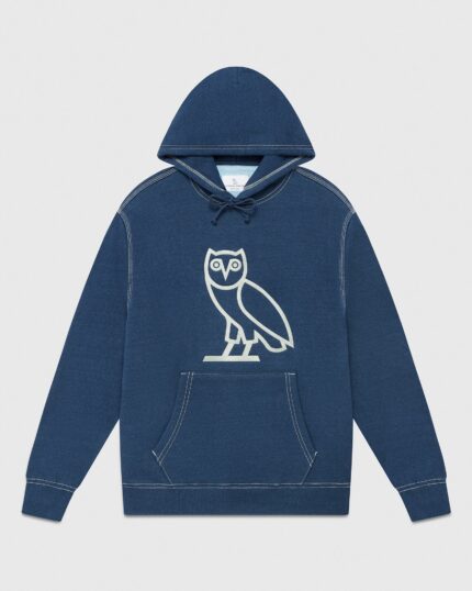 Ovo Indigo-Dyed Hoodie