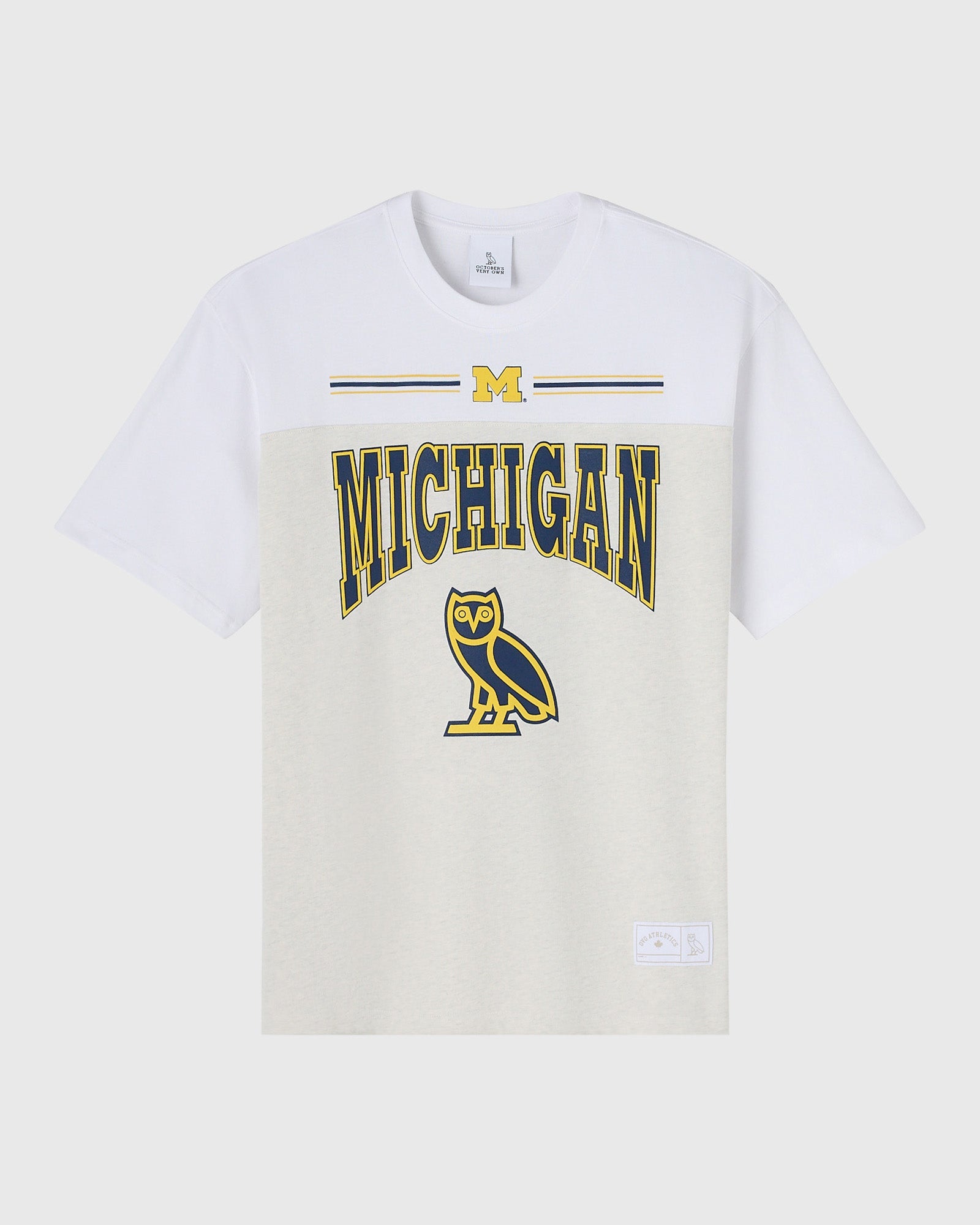 Ovo Michigan Wolverines Paneled T-Shirt (1) Ovo Michigan Wolverines Paneled T-Shirt