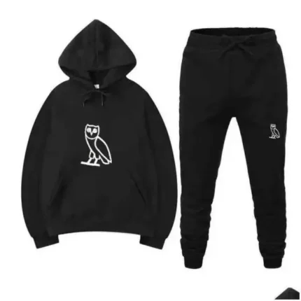 Ovo Tracksuit Black