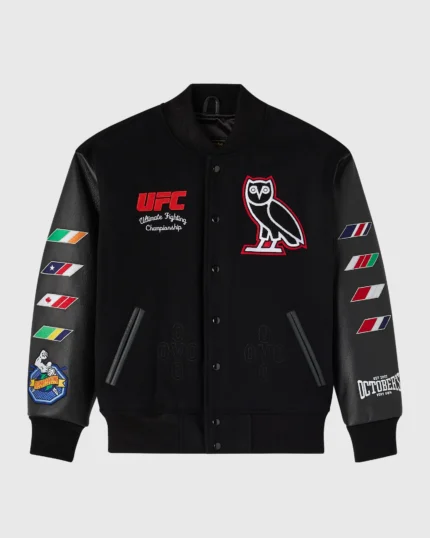 Ovo UFC championship varsity jacket
