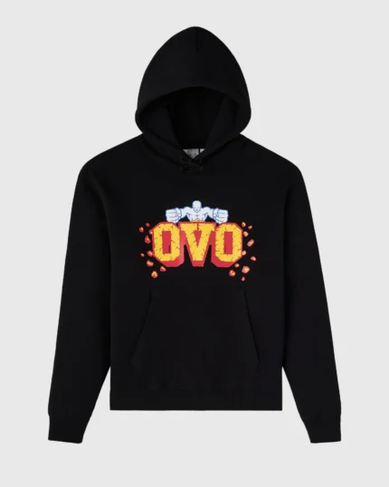 Ovo UFC flame logo hoodie