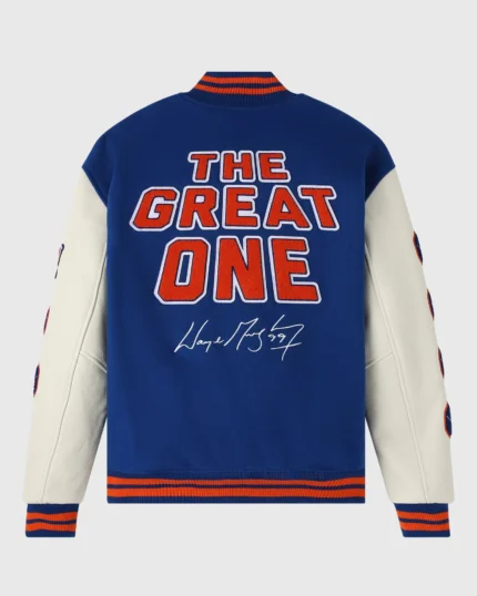 Ovo gretzky varsity jacket Blue