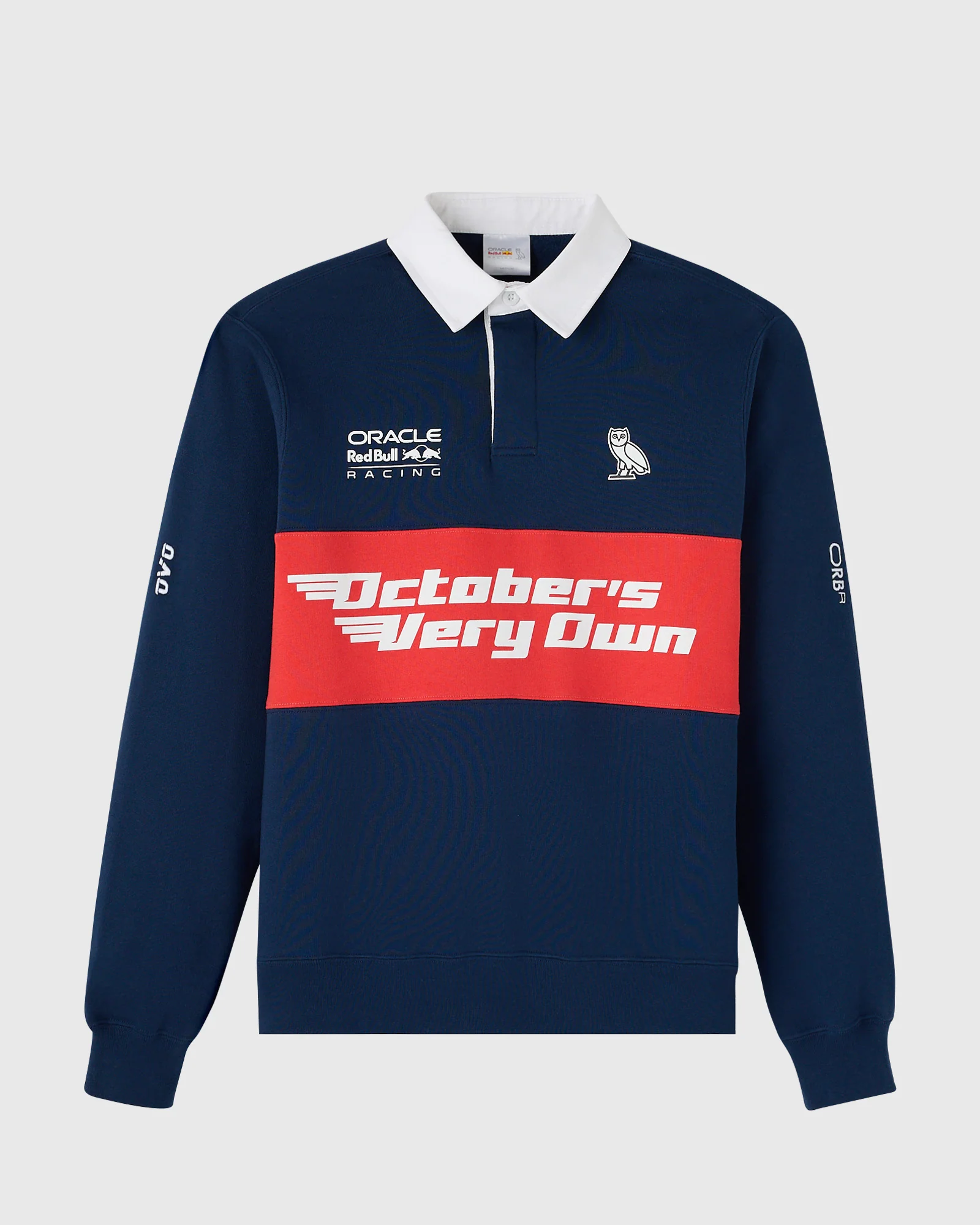 Ovo red bull racing fleece rugby sweatshirt Ovo red bull racing fleece rugby sweatshirt
