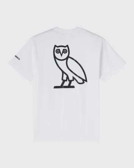 Ovo sports illustrated photo logo white t-shirt